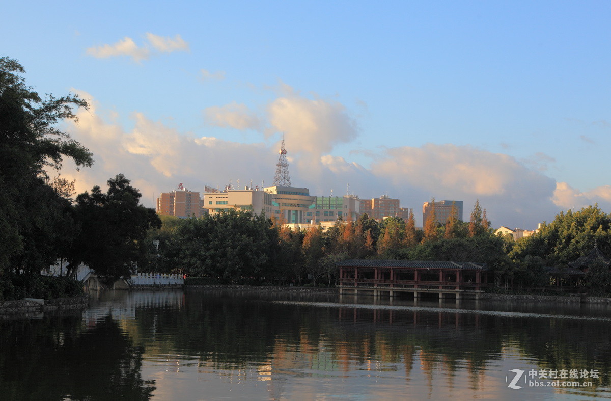 蒙自南湖的早晨