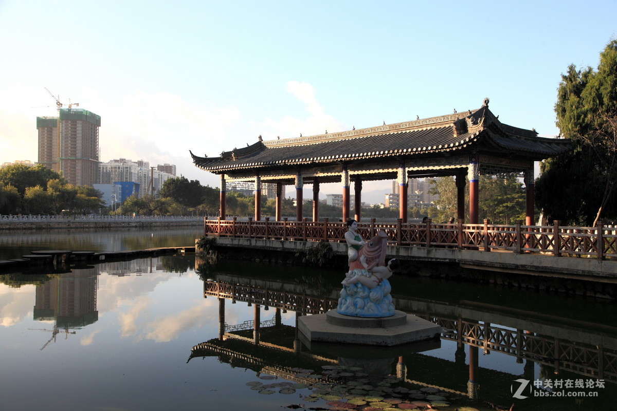 蒙自南湖的早晨