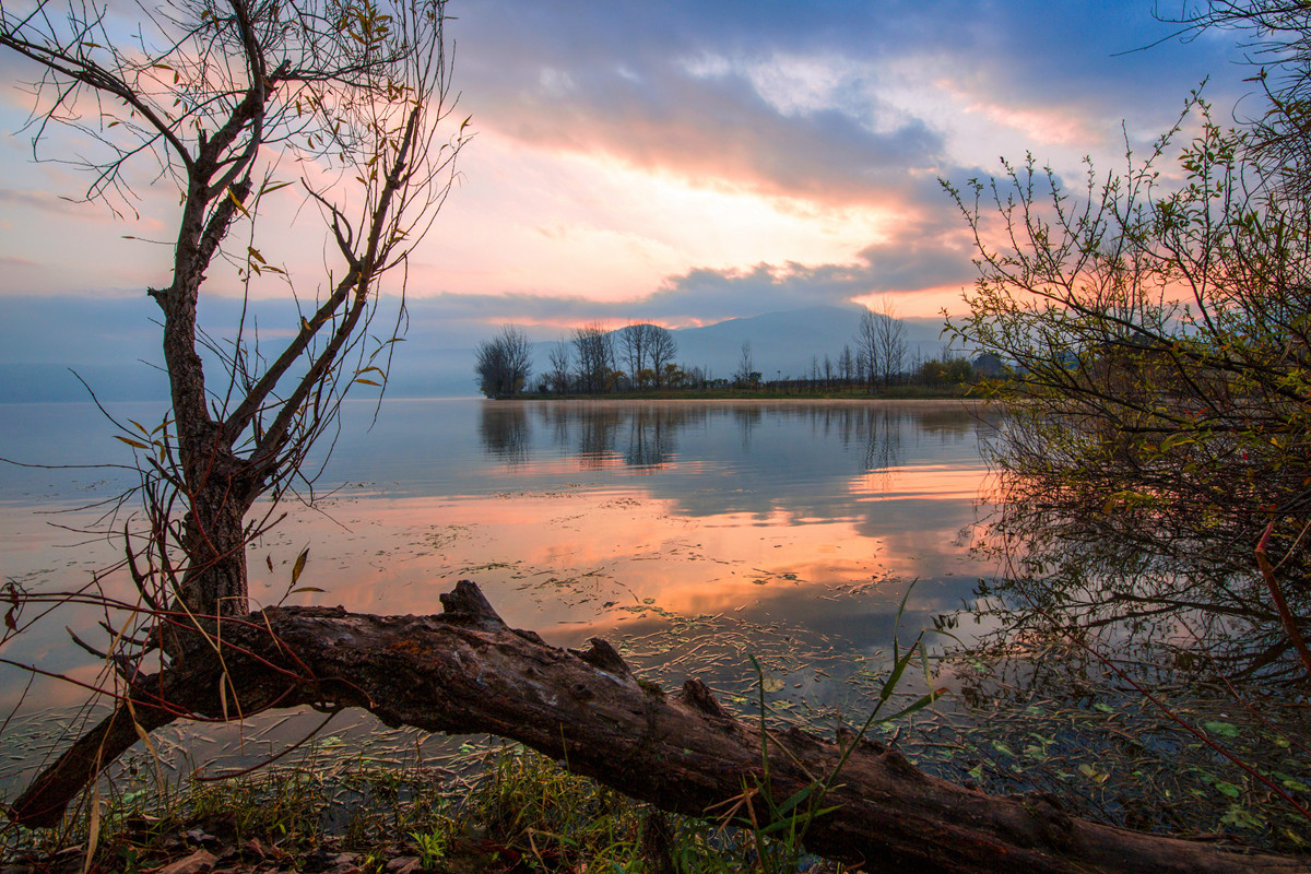 邛海晨曦（15-30拍摄）