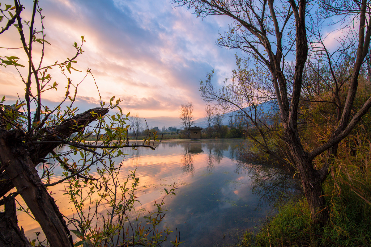 邛海晨曦（15-30拍摄）