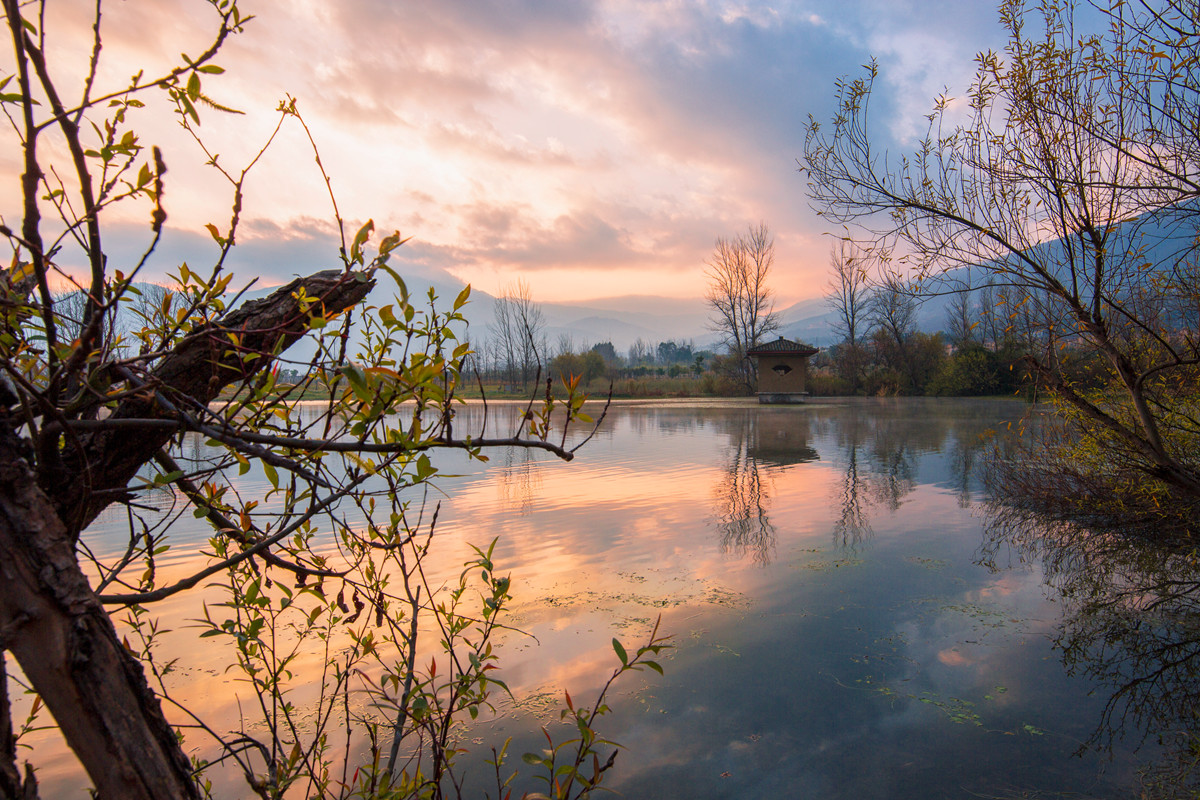 邛海晨曦（15-30拍摄）