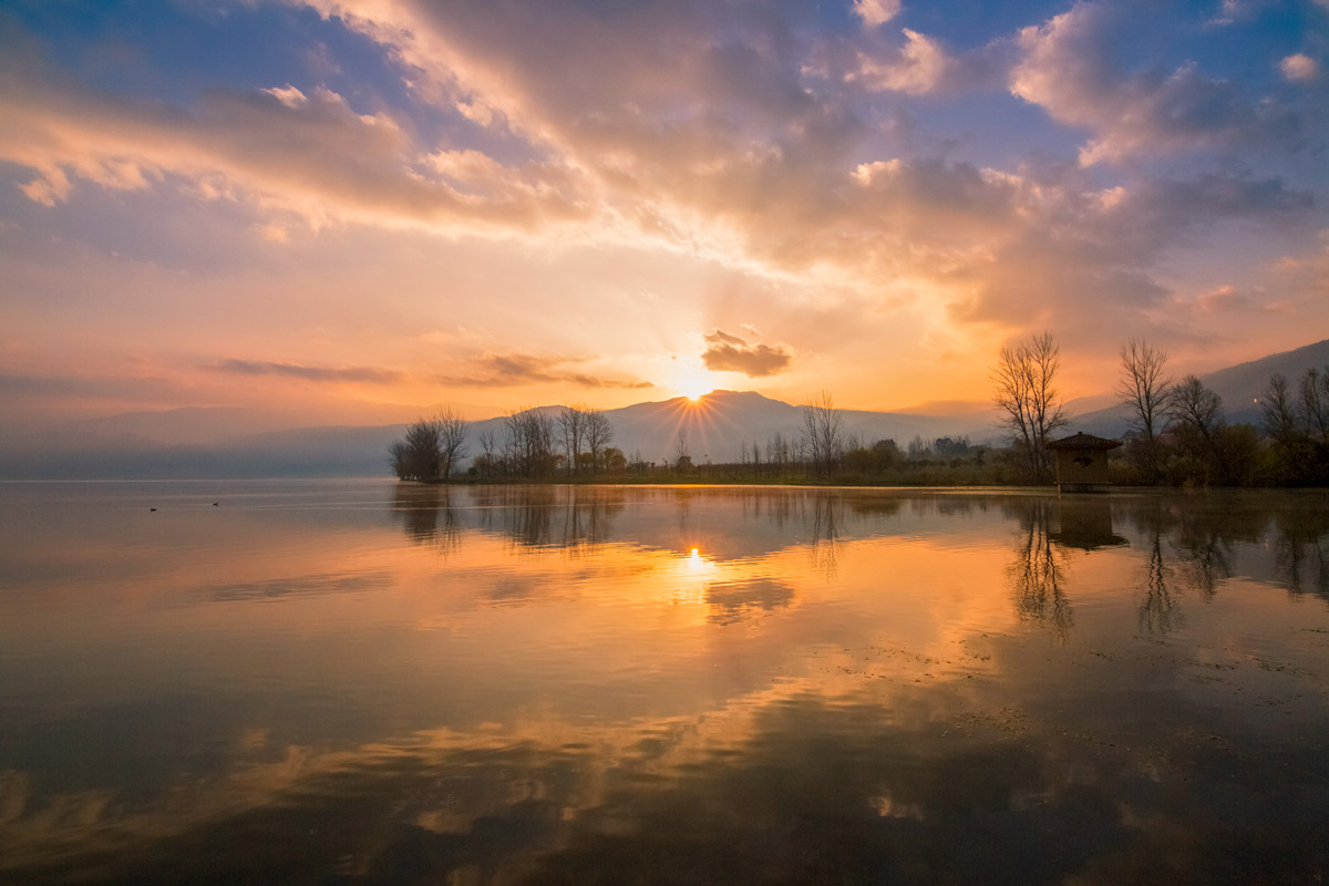 邛海晨曦（15-30拍摄）