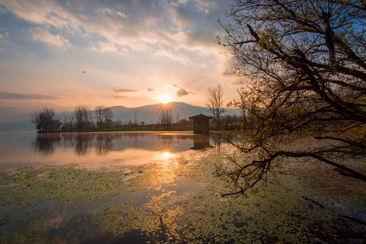 邛海晨曦（15-30拍摄）