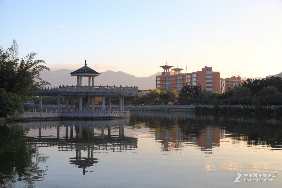 蒙自南湖的早晨