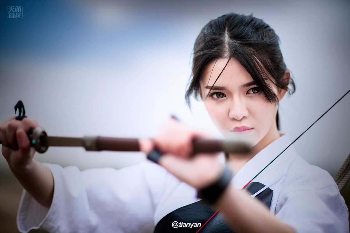 #【碧水天颜花絮大电影】# 剑气魂心【妹子射箭｜第一现场｜教学片 】