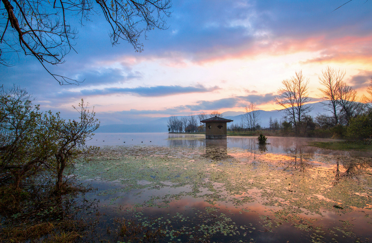 邛海晨曦（15-30拍摄）