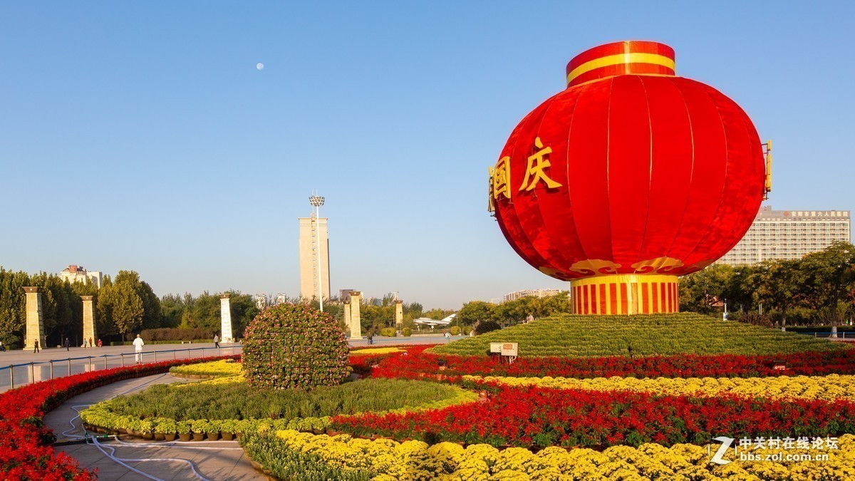 美丽的人民威风呈祥风光摄影