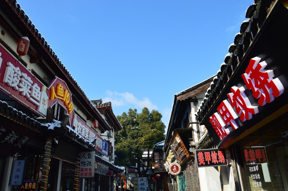 2018年1月26日-上海市嘉定区雪后风景