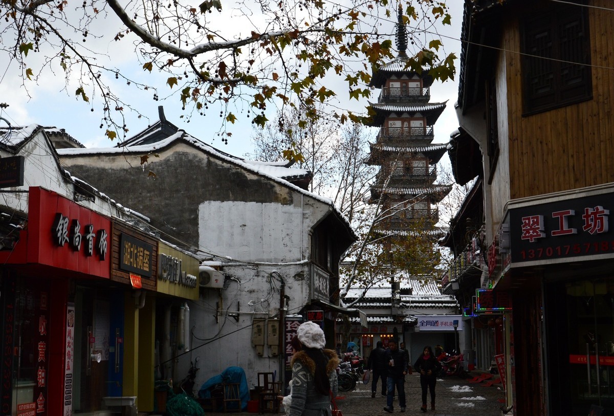 2018年1月26日-上海市嘉定区雪后风景