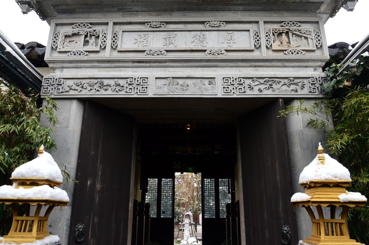 2018年1月26日-上海市嘉定区雪后风景