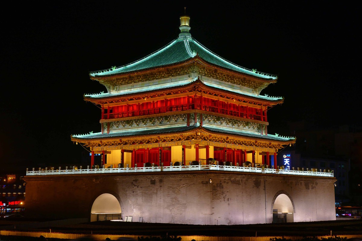 发几个续航测试，自动对焦测试和几张西安夜景