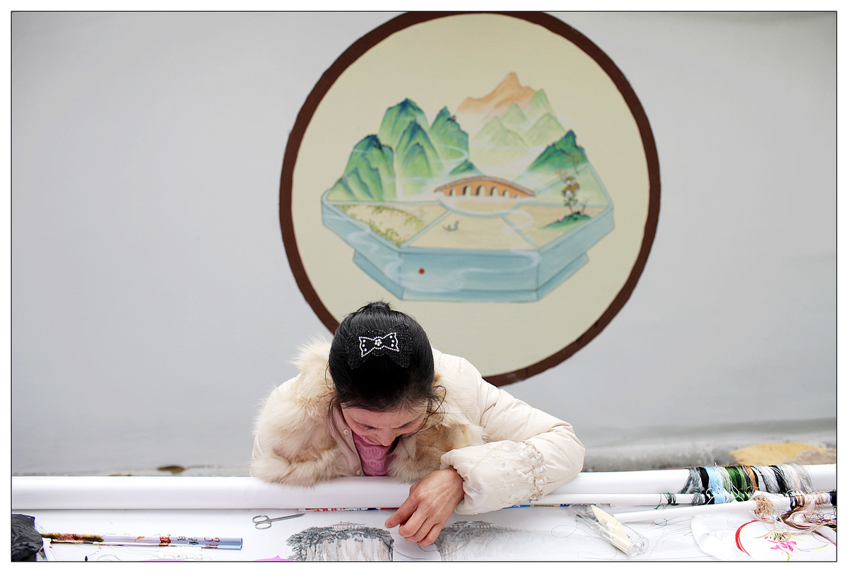 纪实  蜀绣的传承人