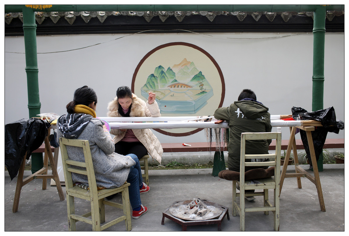 纪实  蜀绣的传承人