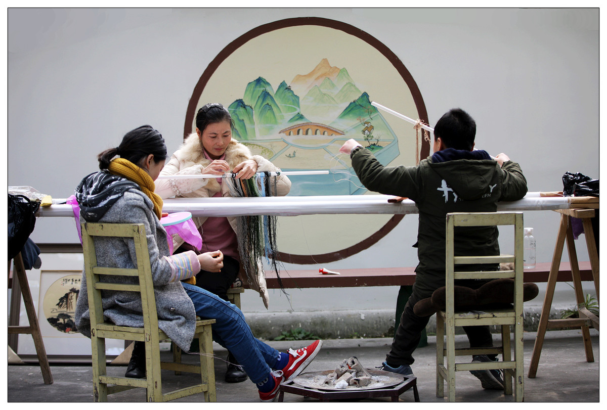 纪实  蜀绣的传承人