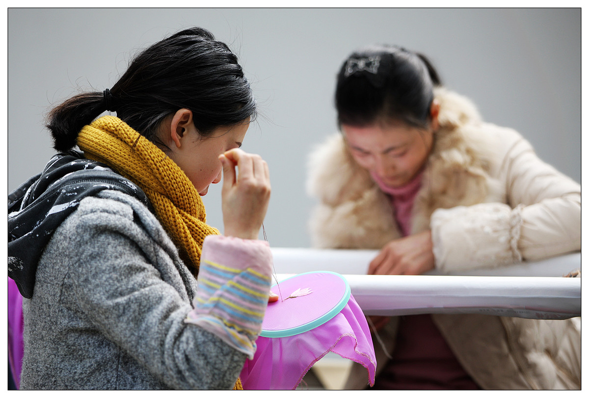 纪实  蜀绣的传承人