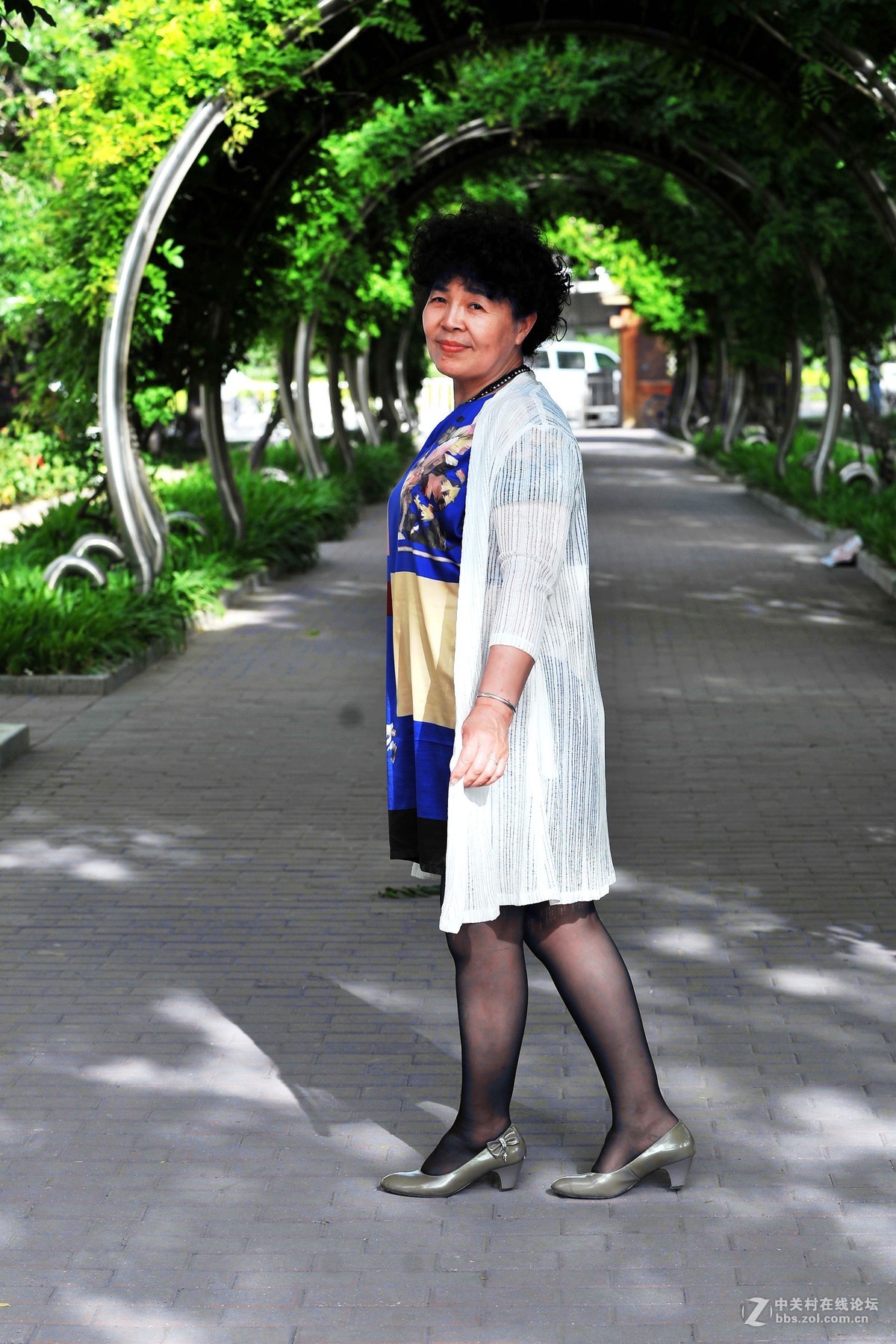 老年旗袍队的队员们