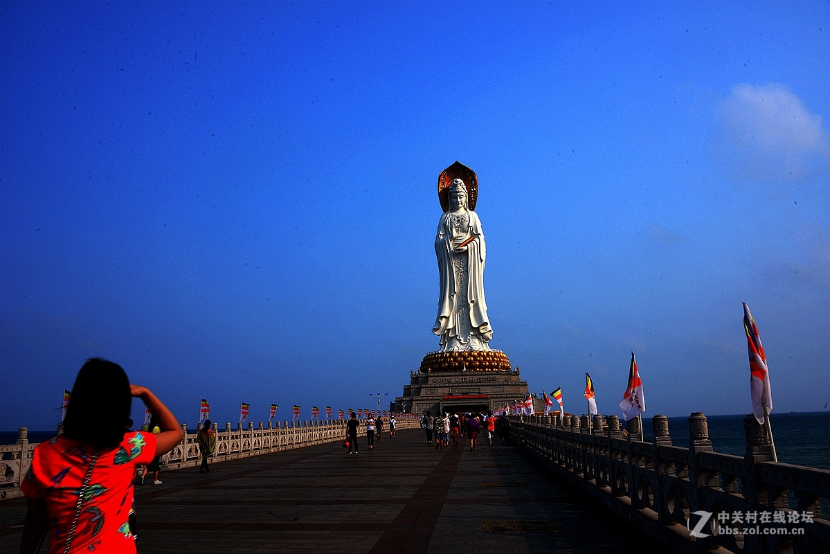 一组三亚【南山海上观音图片】去尼康鏡头星空(中国)学习，祝：星空(中国)兴旺！陈围二版平安健康！