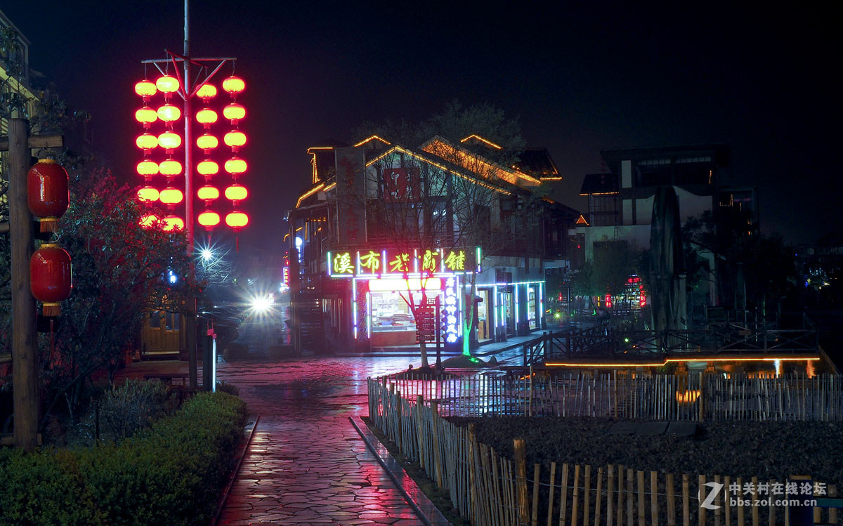 溪布街夜景