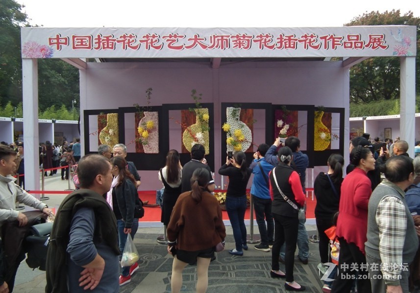 成都人民公园插花展2018