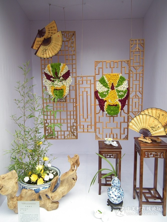 成都人民公园插花展2018