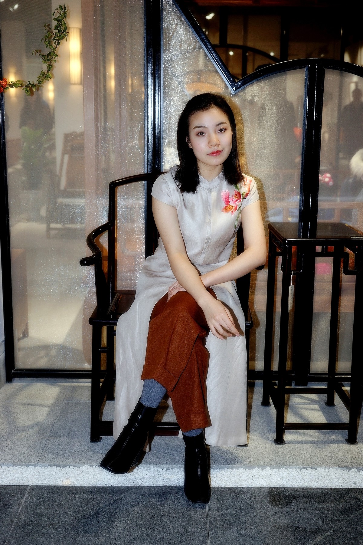 醉美中国风红木家具与旗袍美女