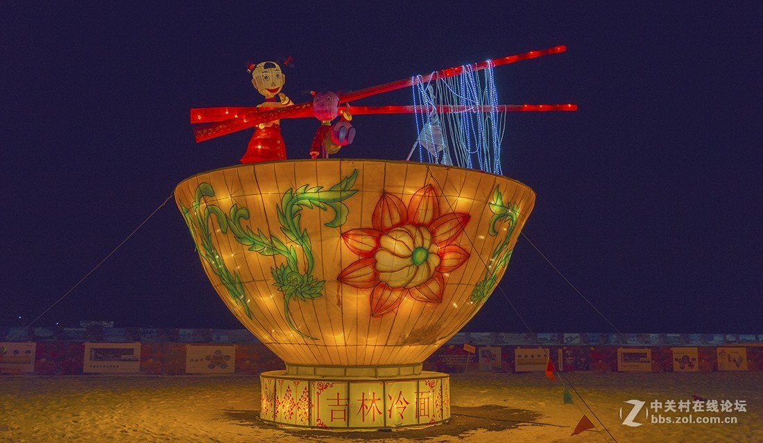 丰衣足食赏花灯