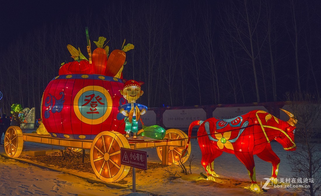 丰衣足食赏花灯