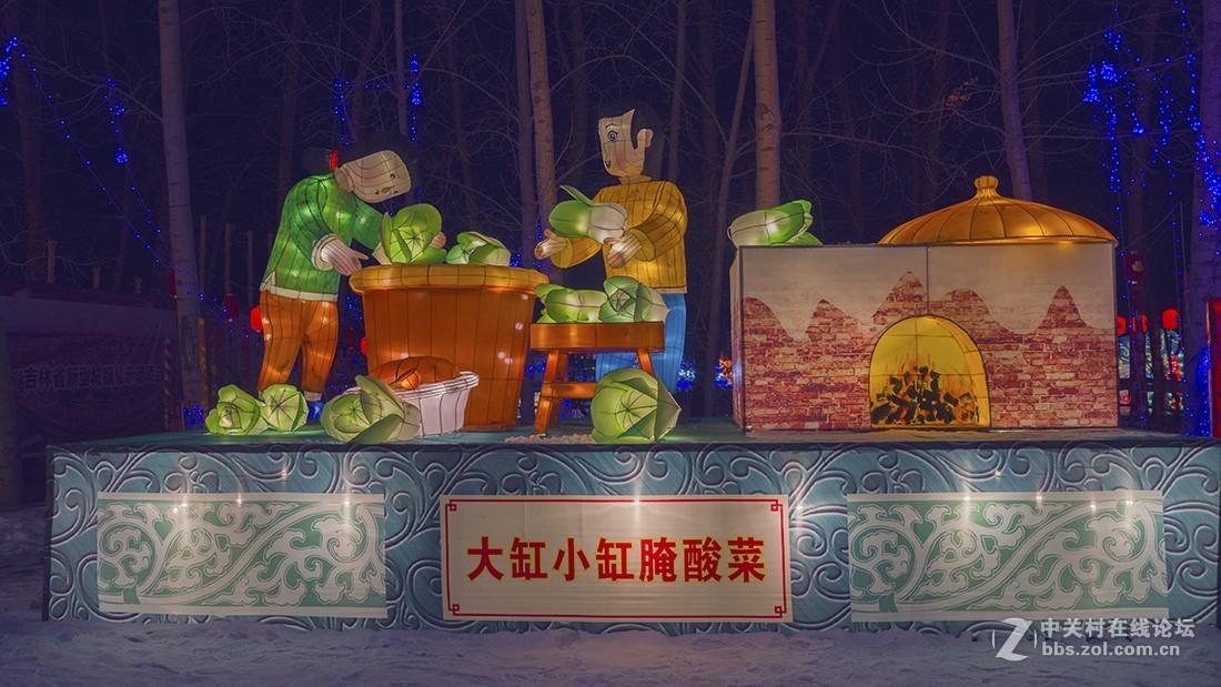 丰衣足食赏花灯