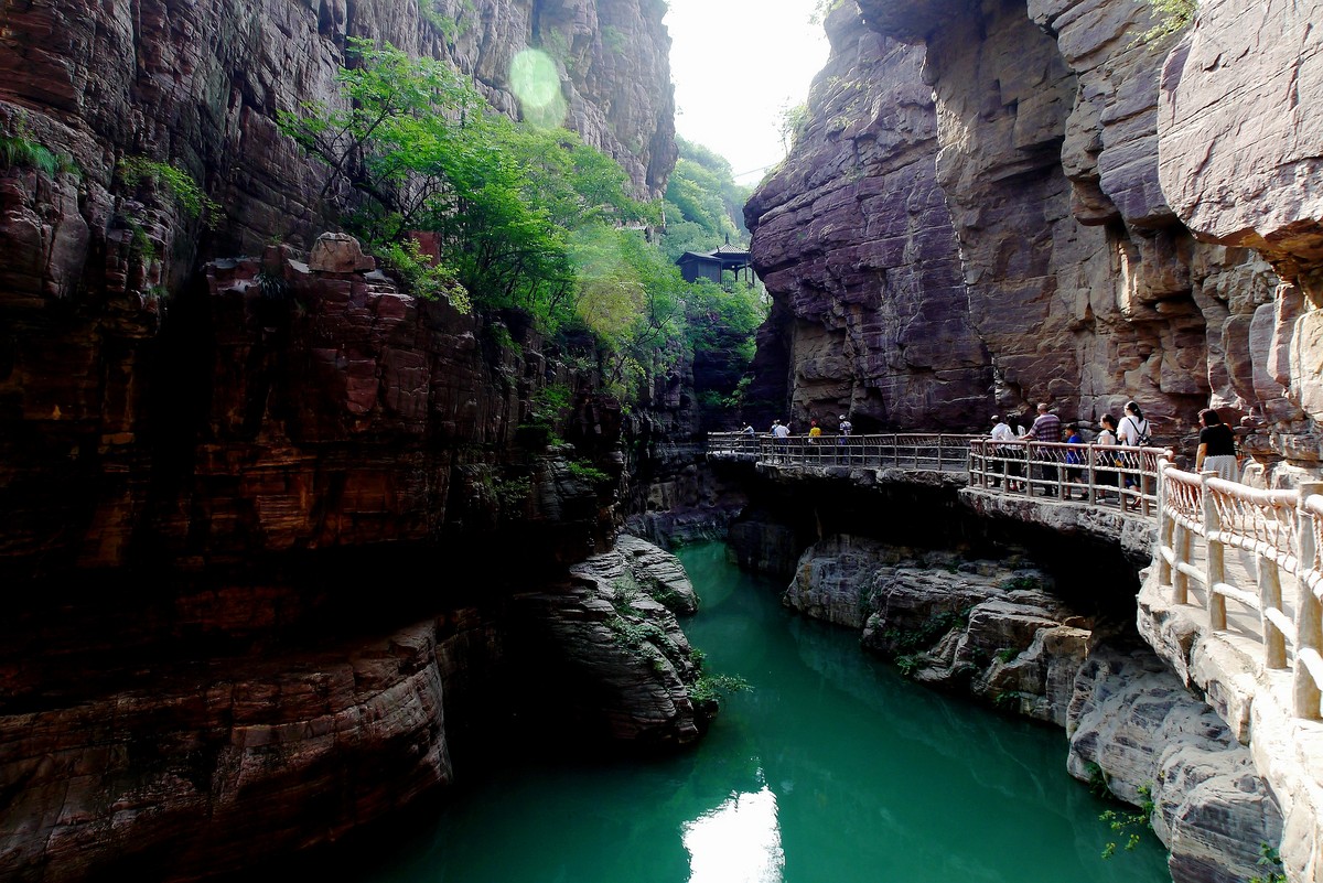 河南云台山红峡谷的山山水水
