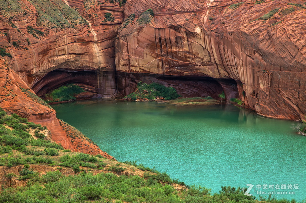 靖边波浪谷（二）——水上丹霞