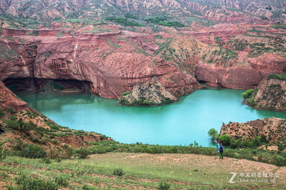 靖边波浪谷（二）——水上丹霞