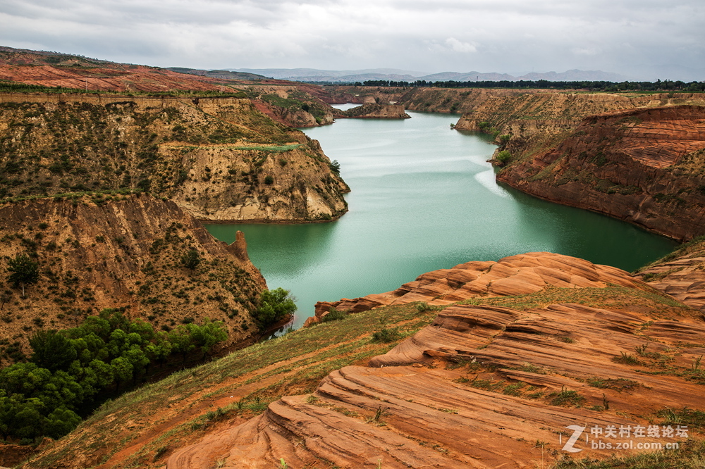 靖边波浪谷（二）——水上丹霞