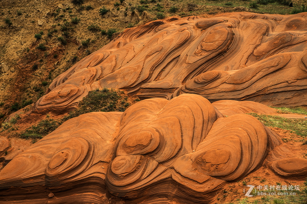 靖边波浪谷（二）——水上丹霞
