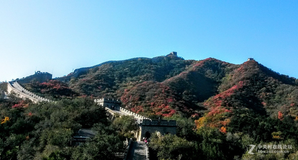 【商务手机】星空体育平台SCH-W2013秋日拍摄长城