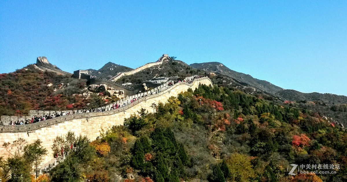 【商务手机】星空体育平台SCH-W2013秋日拍摄长城