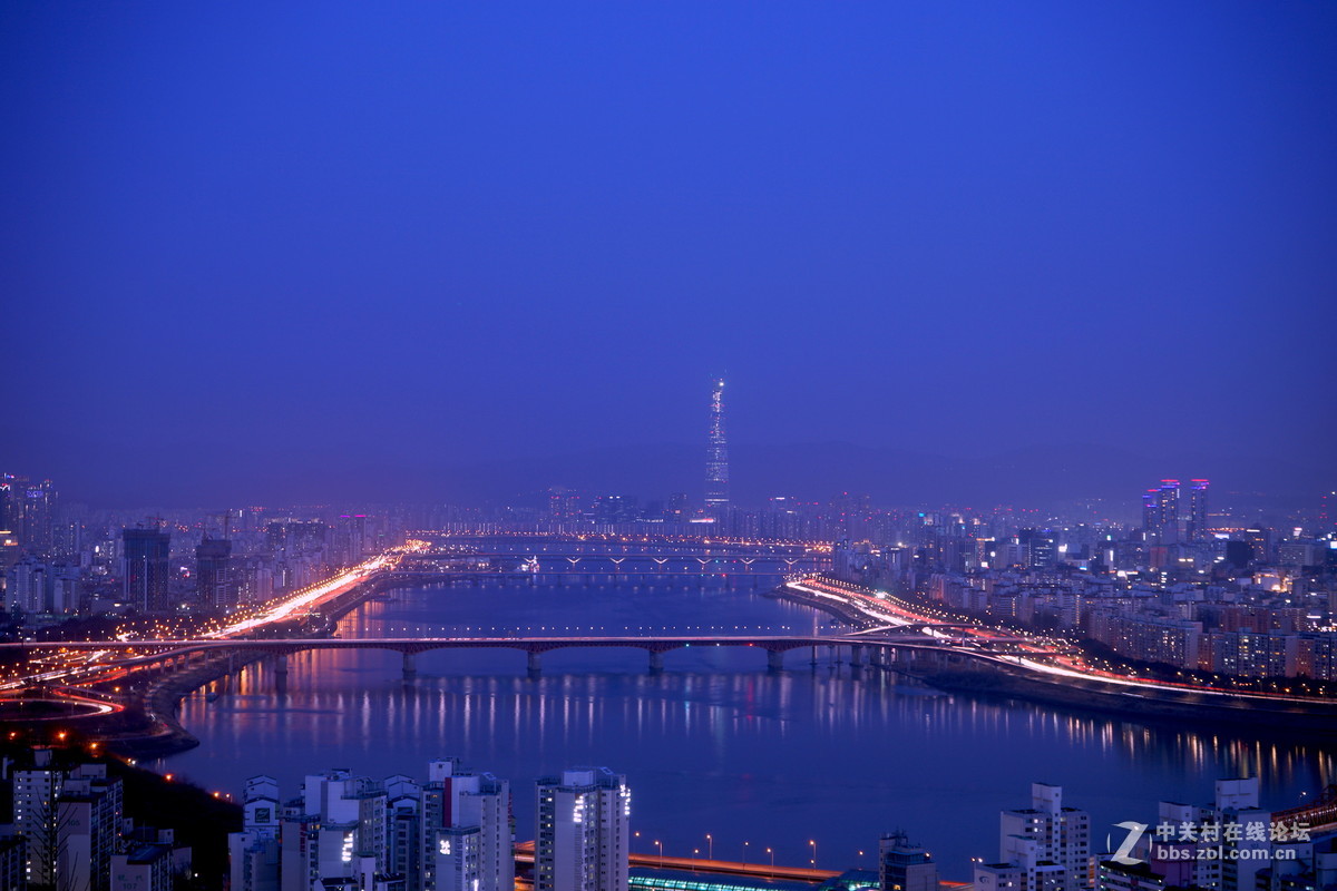 首尔汉江夜景