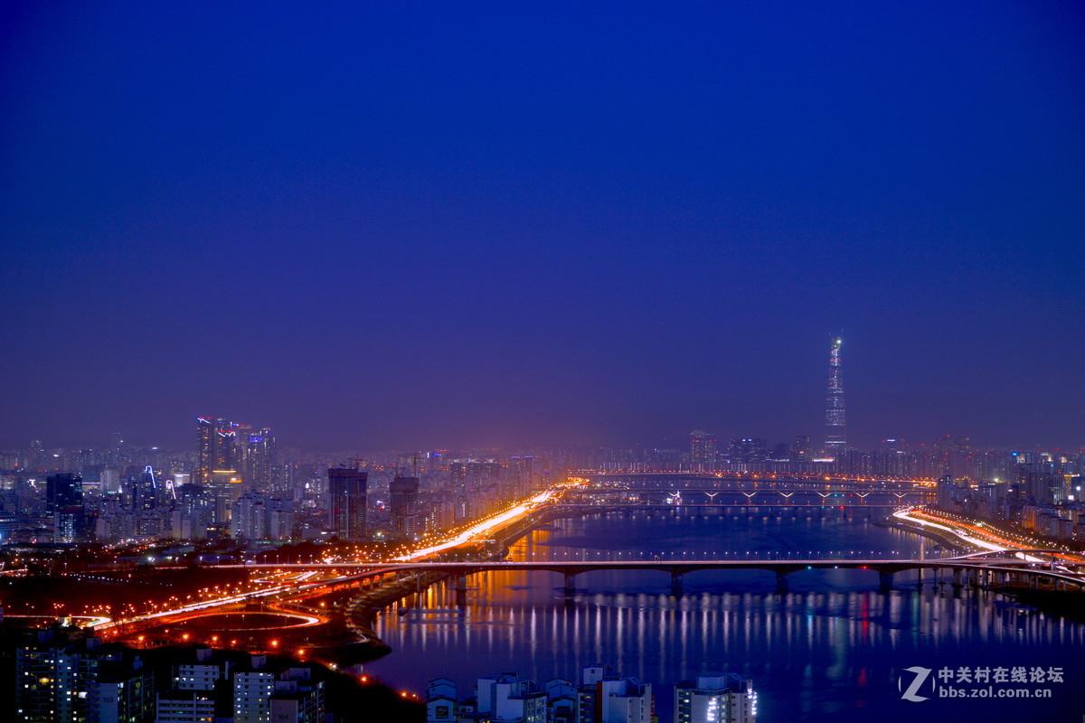 首尔汉江夜景