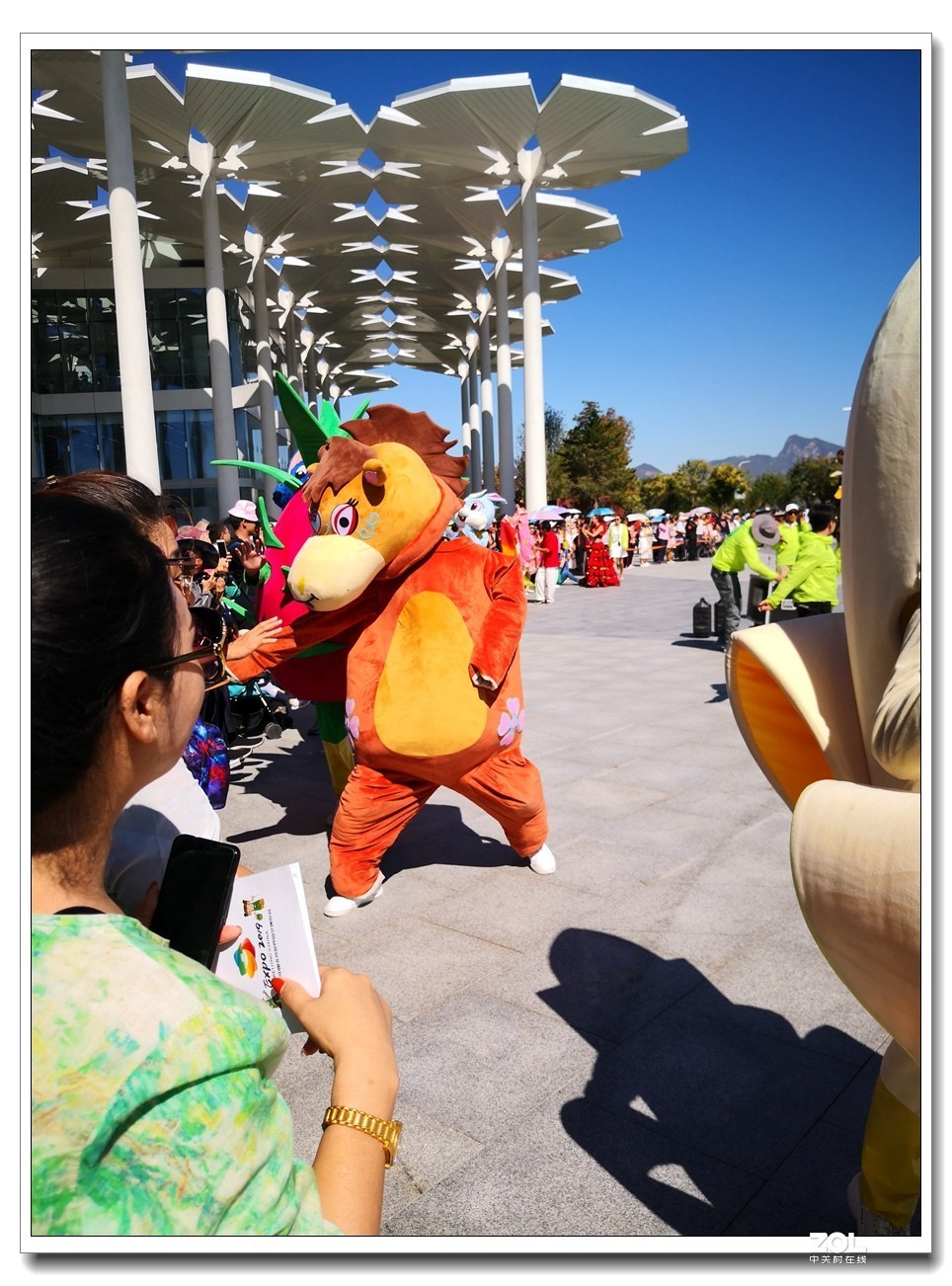 北京自由行【43】世博园花车表演