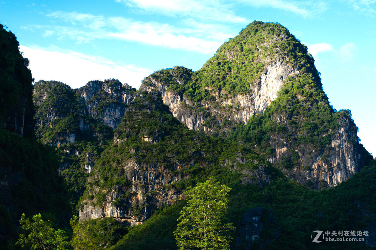 有山有水風光旖旎的大新長留山仙境