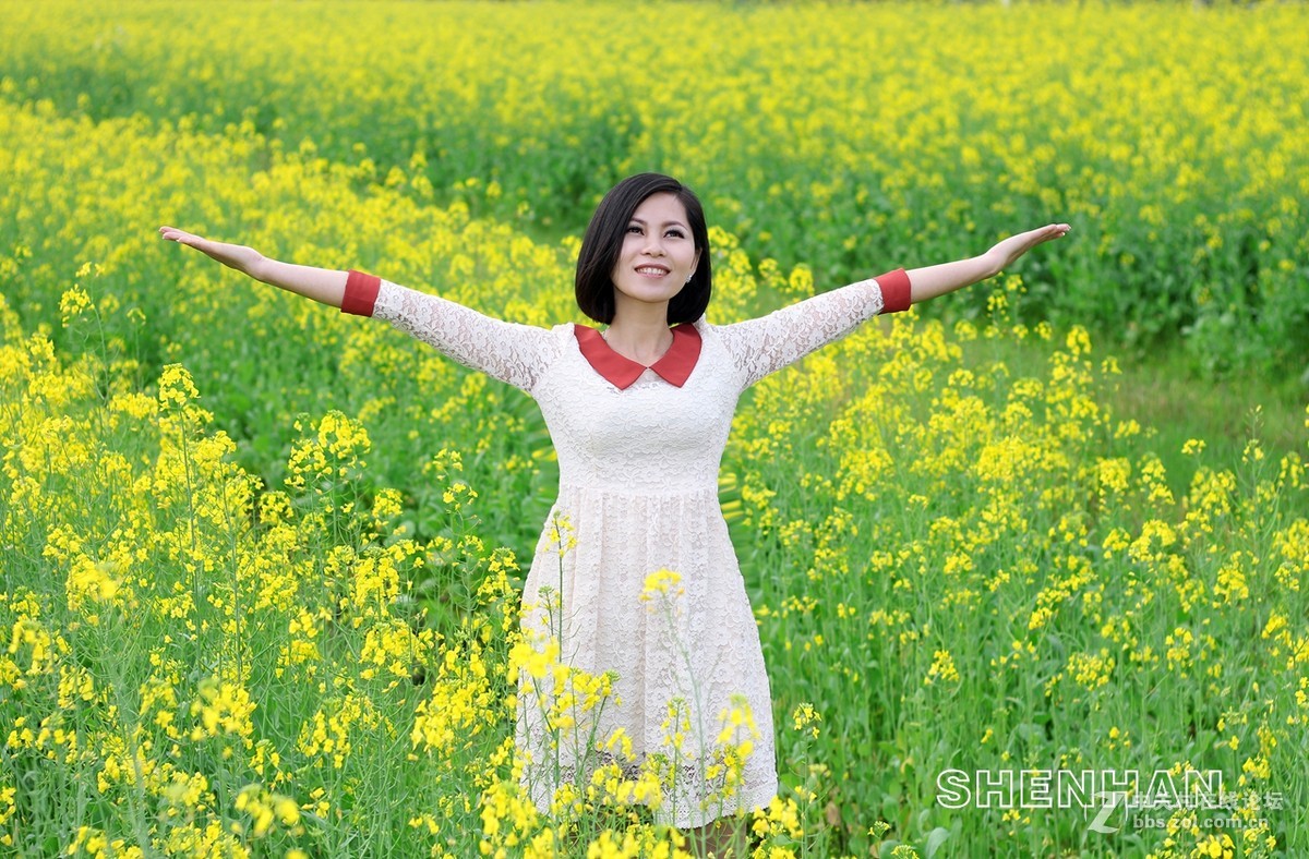 佳能5018stm人像片油菜花