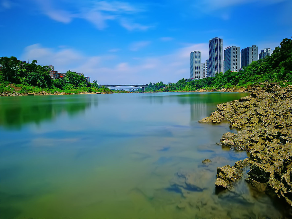 华为 P9 Plus慢门拍河流风光