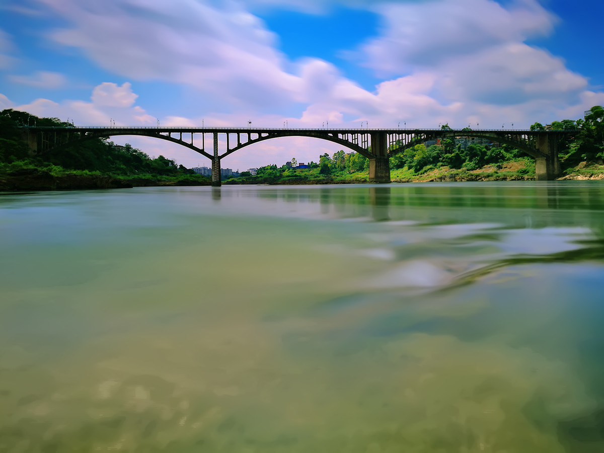 华为 P9 Plus慢门拍河流风光