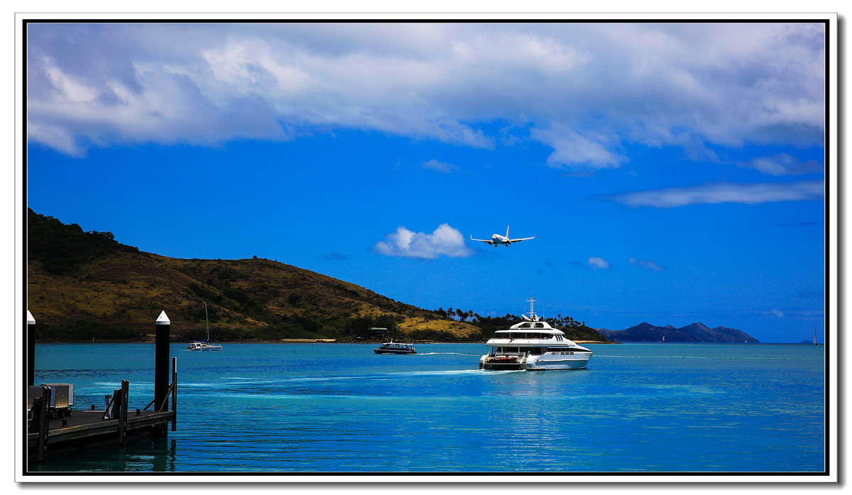 《汉密尔顿岛的游船码头》