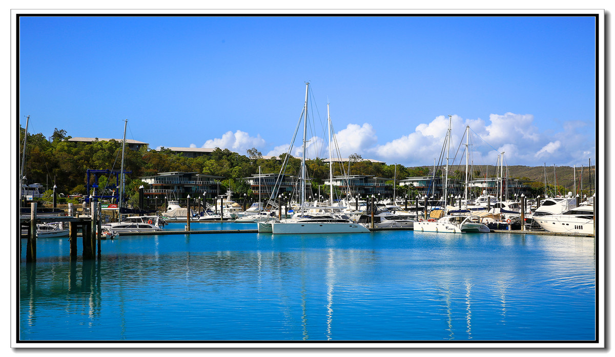 《汉密尔顿岛的游船码头》