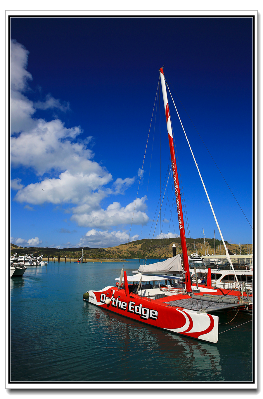 《汉密尔顿岛的游船码头》