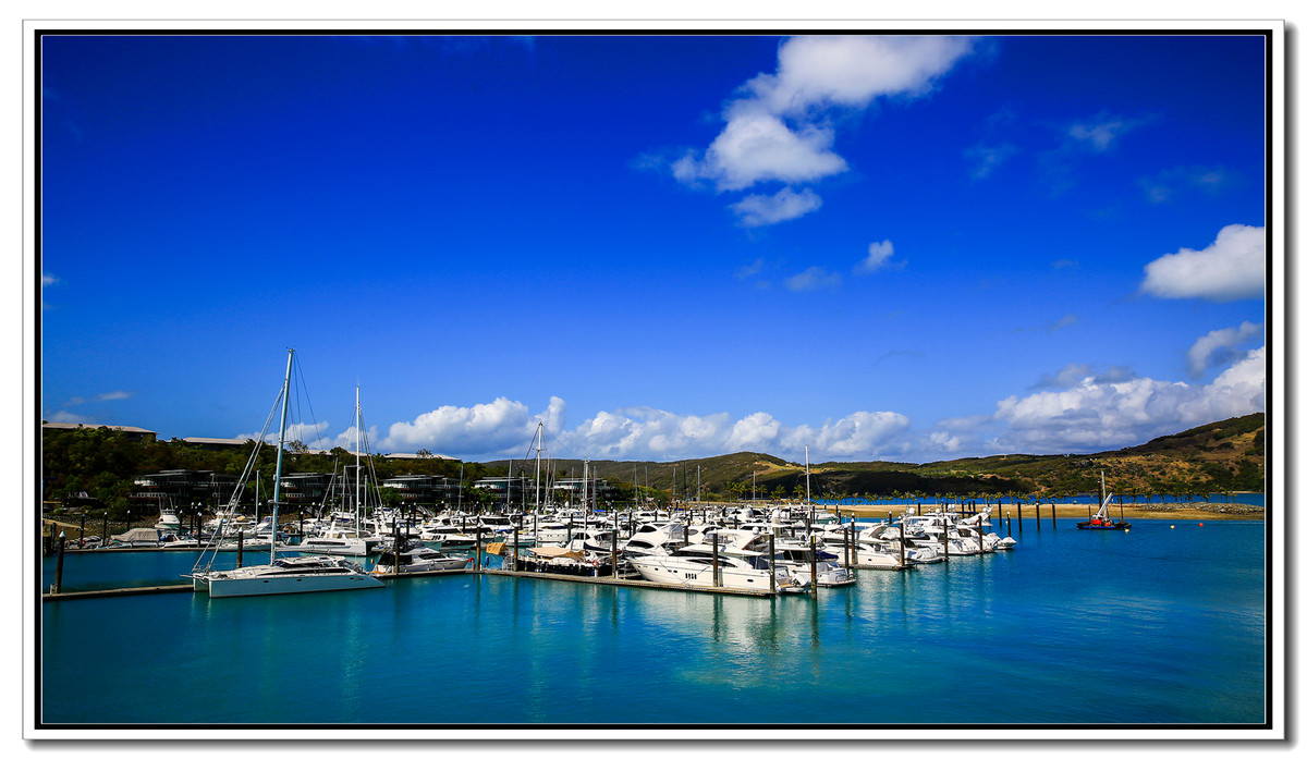 《汉密尔顿岛的游船码头》