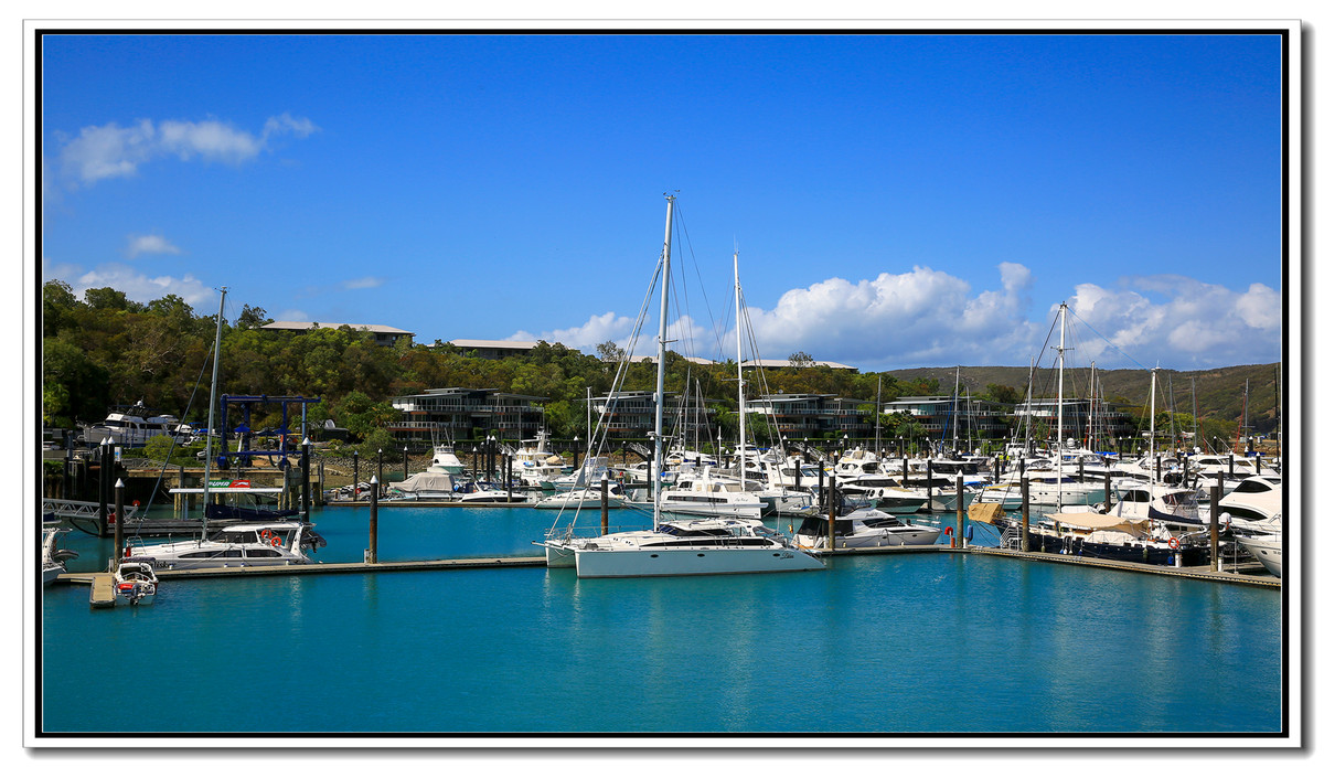 《汉密尔顿岛的游船码头》