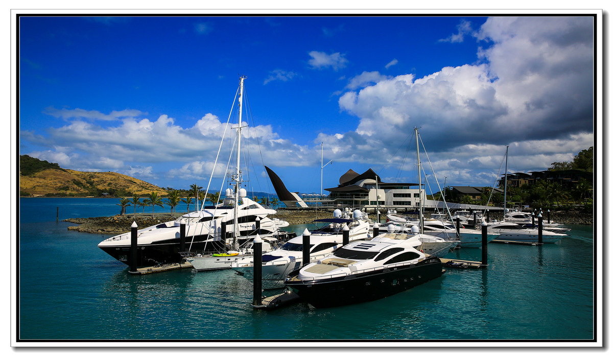 《汉密尔顿岛的游船码头》