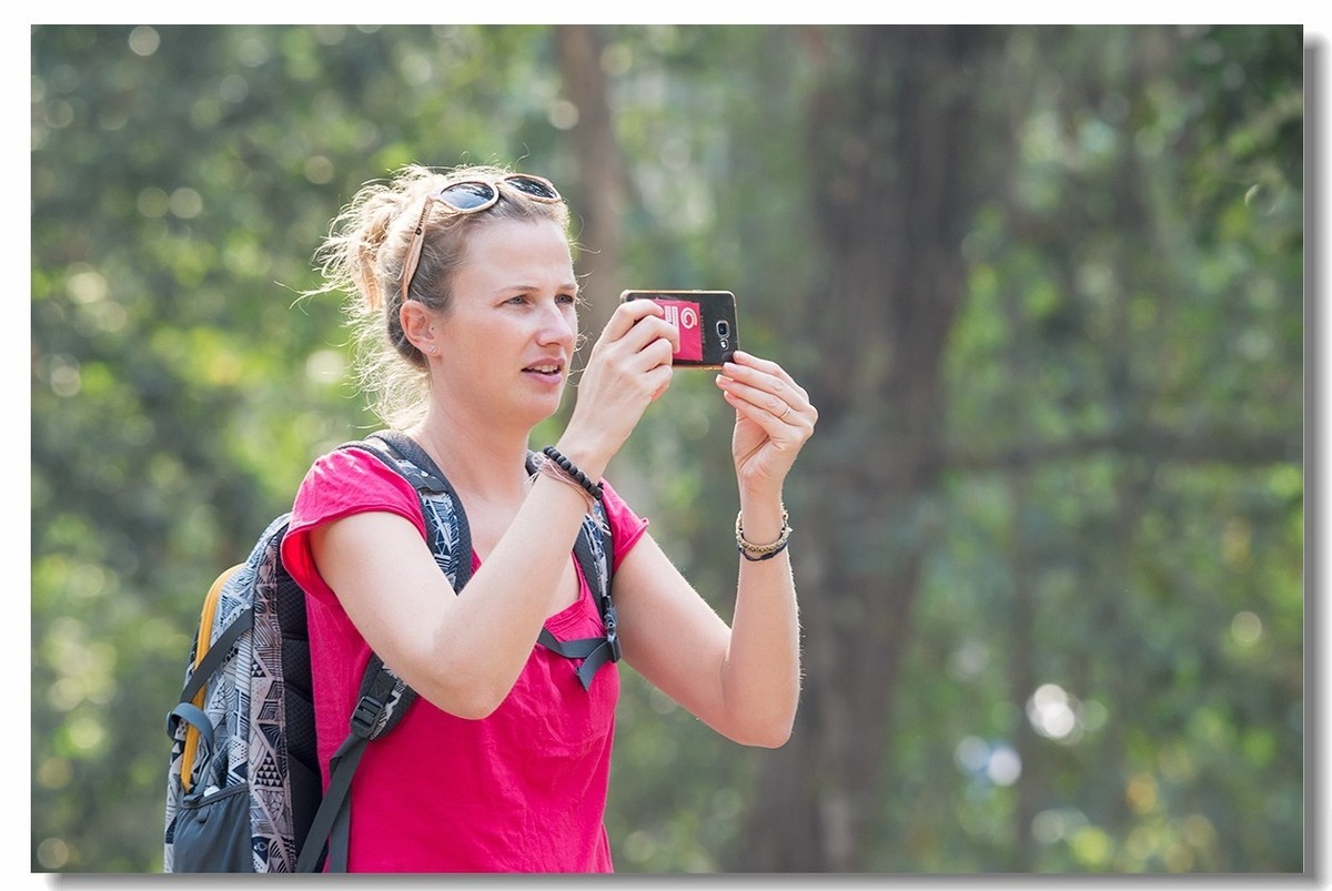 旅游抓拍人像