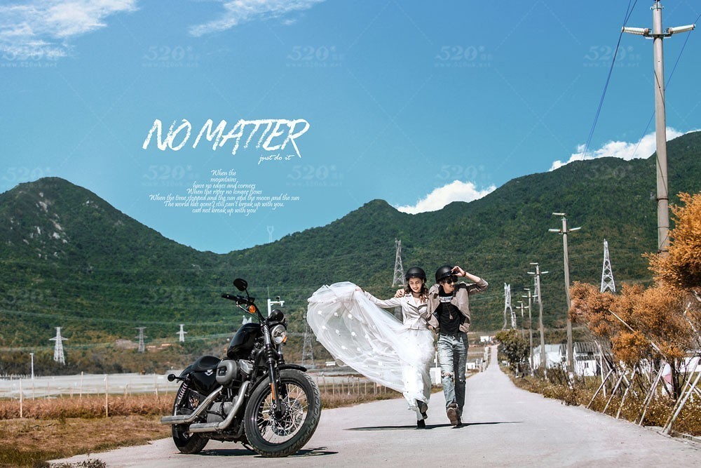 深圳520婚纱摄影·机车邂逅